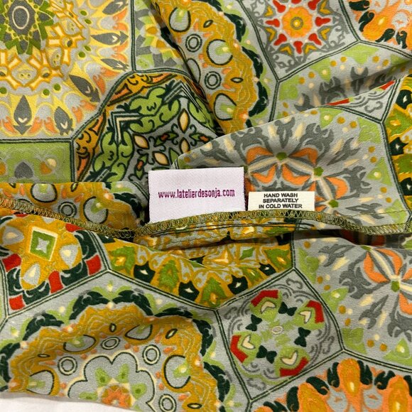 NWOT Silk slip dress. OS - Picture 8 of 9